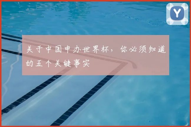 关于中国申办世界杯，你必须知道的五个关键事实